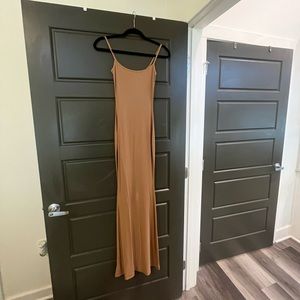 BRAND NEW WITH TAGS - Skims Dress Soft slip dress - Camel